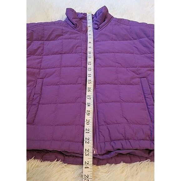 Love Tree Ultralight Packable Womens Medium Purple Puffer Jacket Full Zip Adjust - Picture 5 of 9
